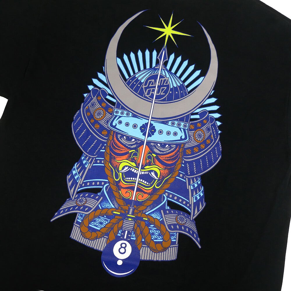 SANTA CRUZ T-SHIRT サンタクルーズ Tシャツ WINKOWSKI SAMURAI BLACK スケートボード スケボー 3