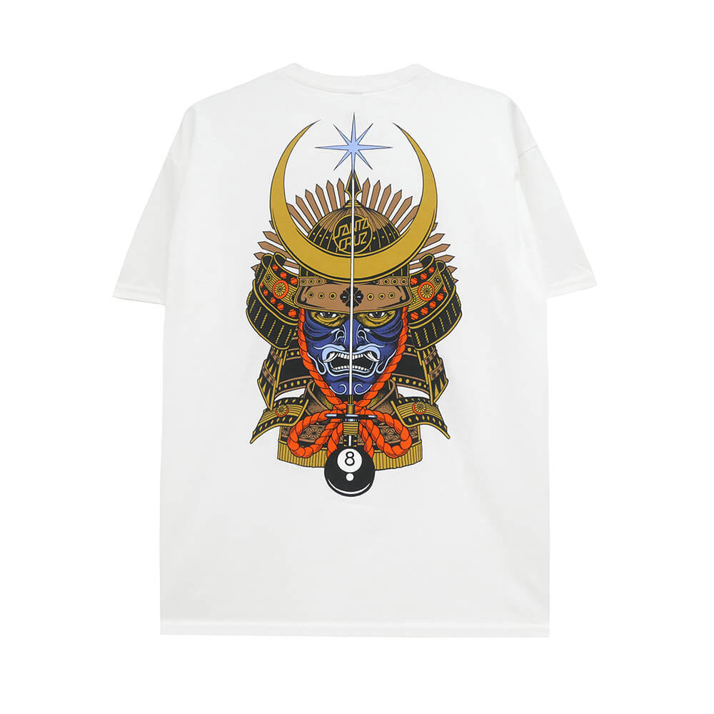 SANTA CRUZ T-SHIRT サンタクルーズ Tシャツ WINKOWSKI SAMURAI WHITE スケートボード スケボー 