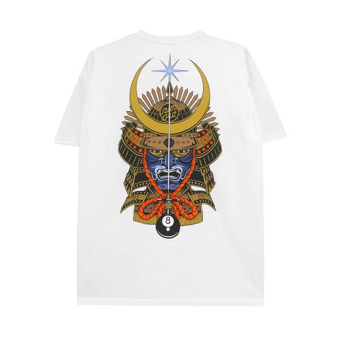 SANTA CRUZ T-SHIRT サンタクルーズ Tシャツ WINKOWSKI SAMURAI WHITE スケートボード スケボー 