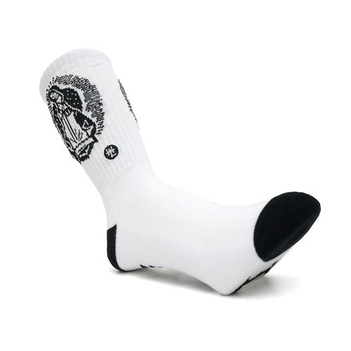 HARD LUCK SOCKS ハードラック ソックス 靴下 GUADALUPE WHITE スケートボード スケボー 