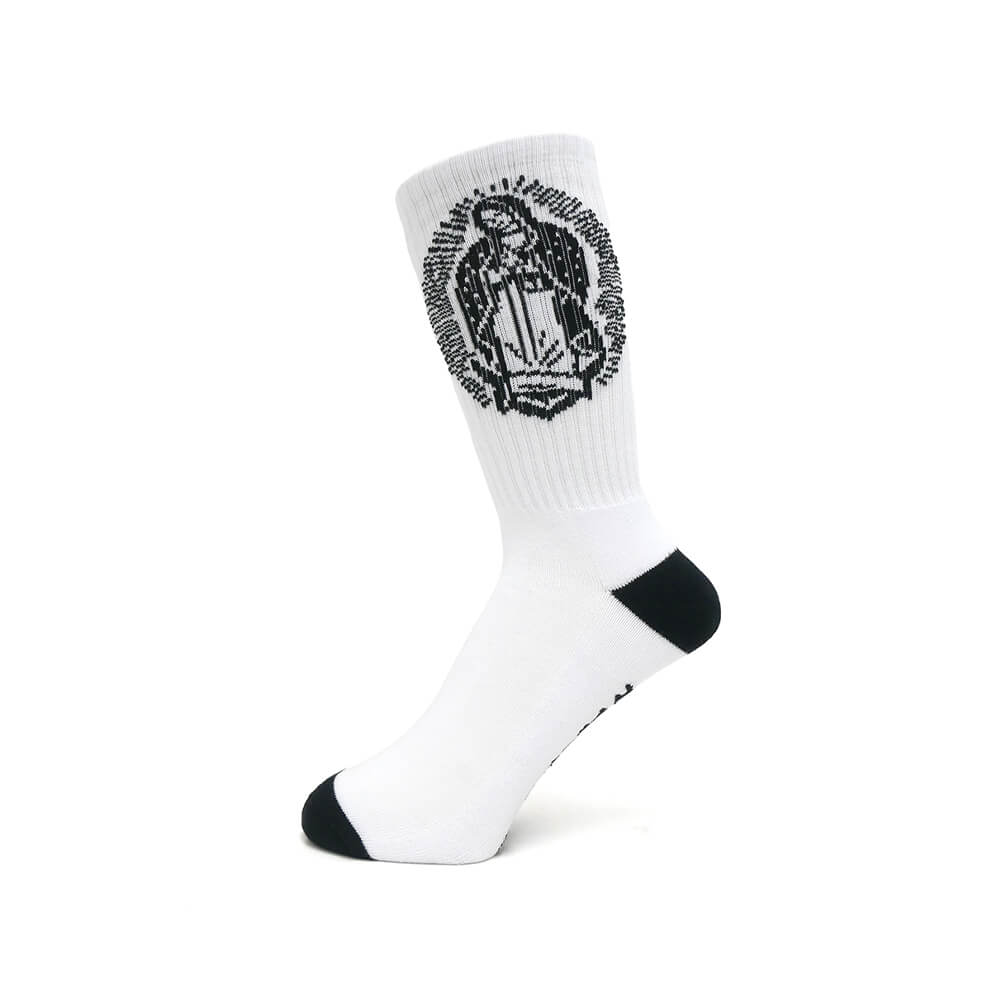 HARD LUCK SOCKS ハードラック ソックス 靴下 GUADALUPE WHITE スケートボード スケボー 1