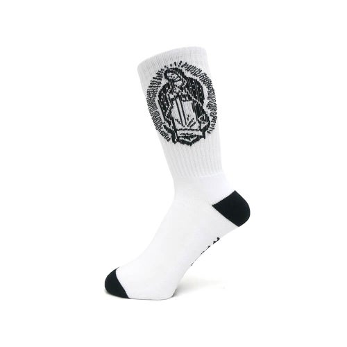 HARD LUCK SOCKS ハードラック ソックス 靴下 GUADALUPE WHITE スケートボード スケボー 1