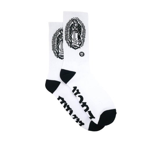 HARD LUCK SOCKS ハードラック ソックス 靴下 GUADALUPE WHITE スケートボード スケボー 3