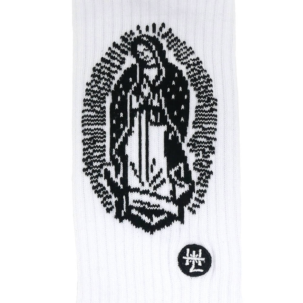 HARD LUCK SOCKS ハードラック ソックス 靴下 GUADALUPE WHITE スケートボード スケボー 4