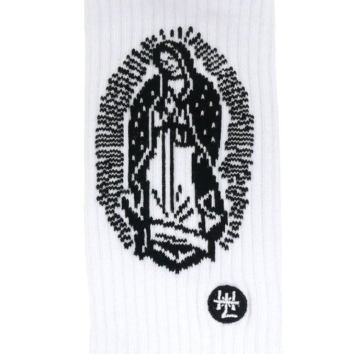 HARD LUCK SOCKS ハードラック ソックス 靴下 GUADALUPE WHITE スケートボード スケボー 4