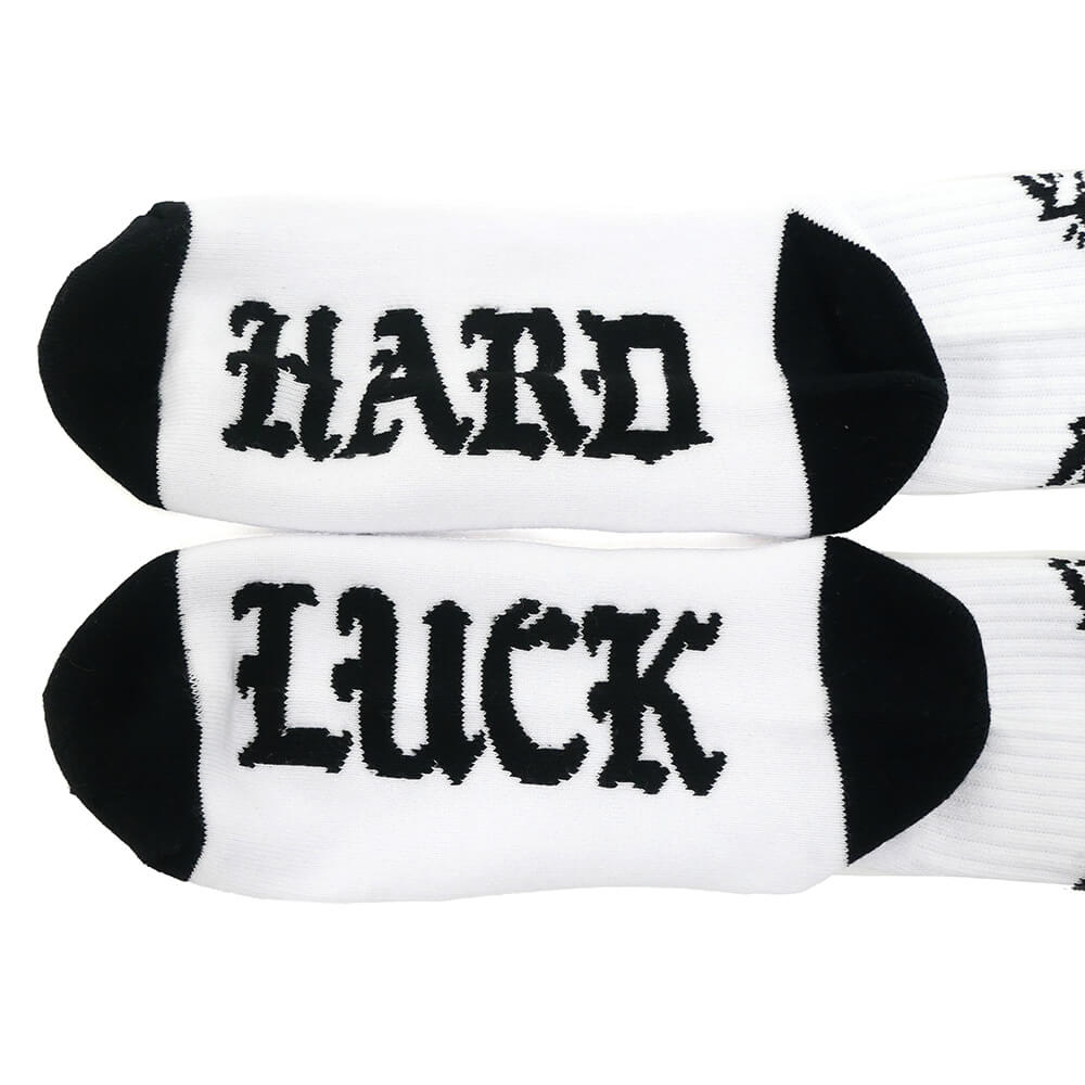 HARD LUCK SOCKS ハードラック ソックス 靴下 GUADALUPE WHITE スケートボード スケボー 5
