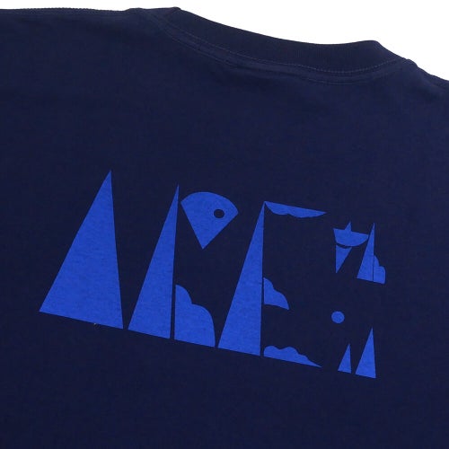 ARETH T-SHIRT アース Tシャツ TERREIN LOGO INDIGO スケートボード スケボー 3