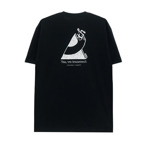  ARETH T-SHIRT アース Tシャツ GOD HAND BLACK スケートボード スケボー 