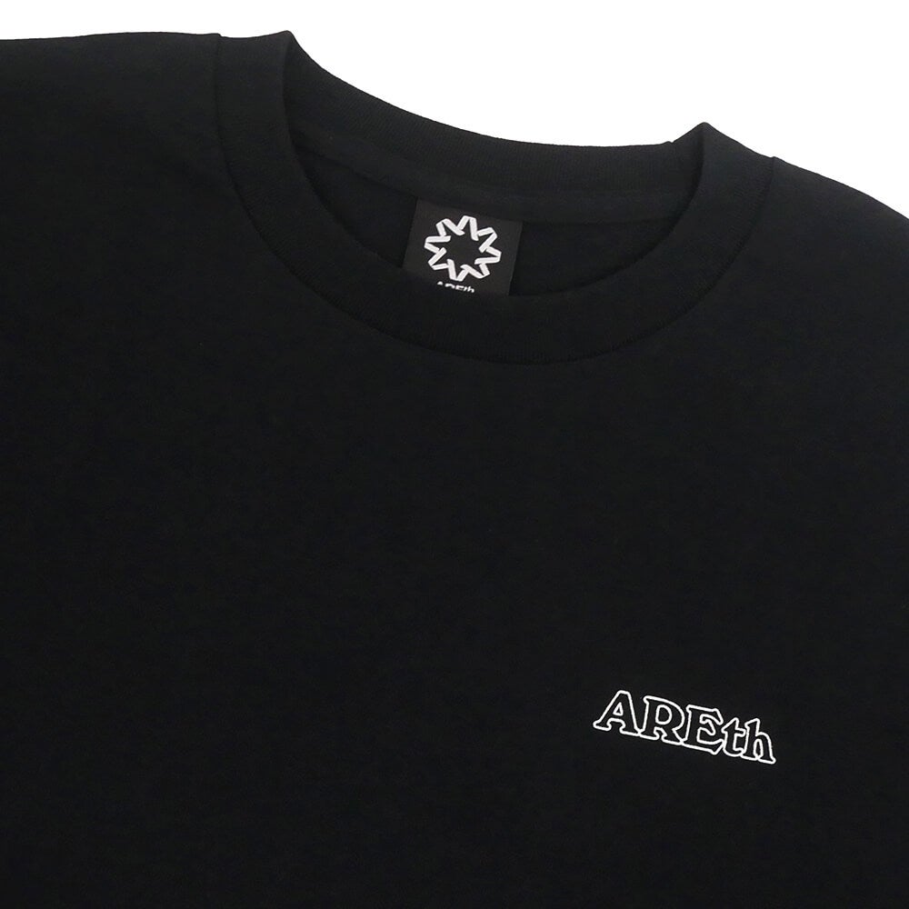  ARETH T-SHIRT アース Tシャツ GOD HAND BLACK スケートボード スケボー 2