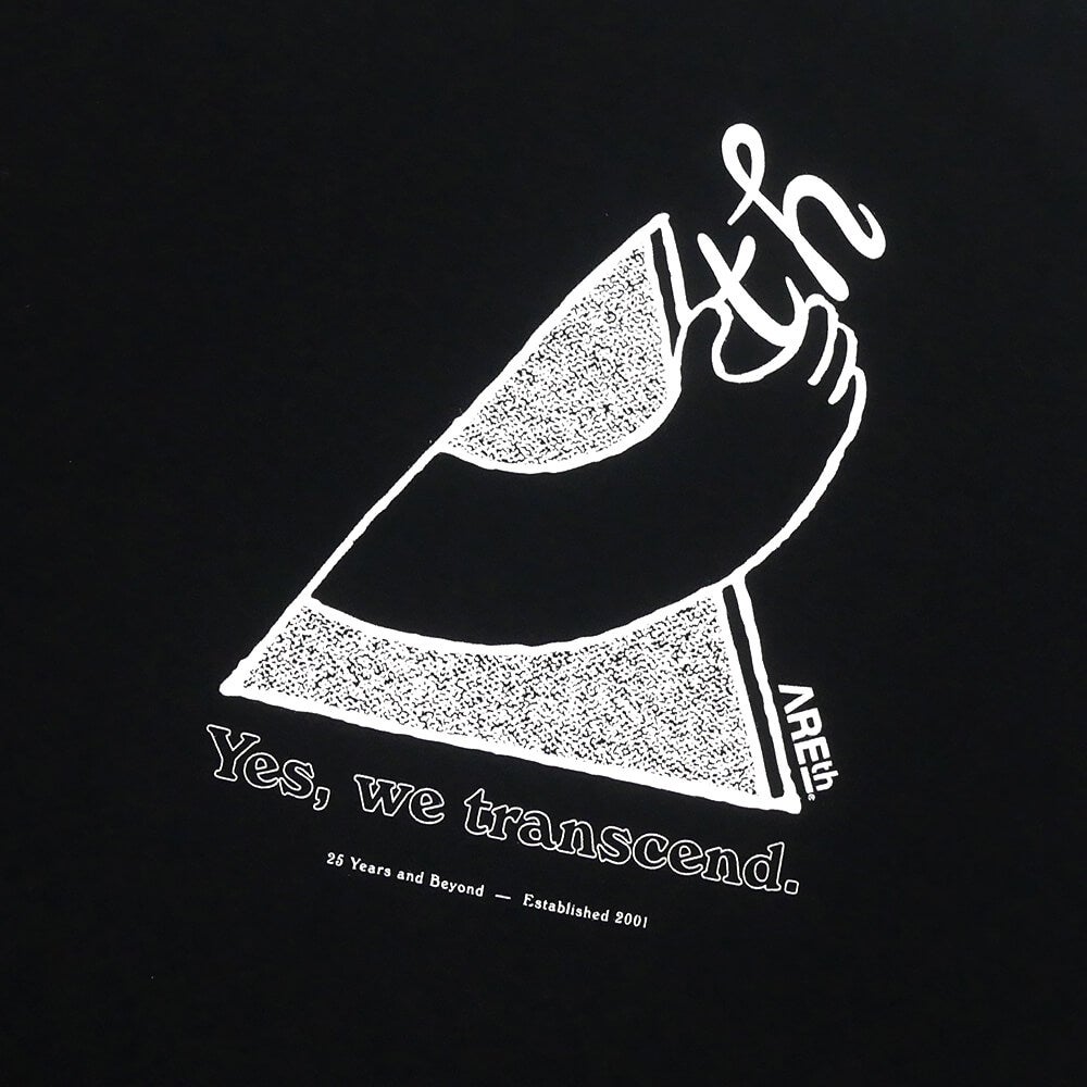  ARETH T-SHIRT アース Tシャツ GOD HAND BLACK スケートボード スケボー 3