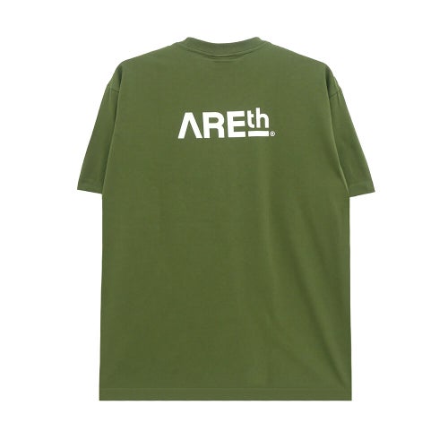 ARETH T-SHIRT アース Tシャツ LOGO FOREST GREEN スケートボード スケボー 