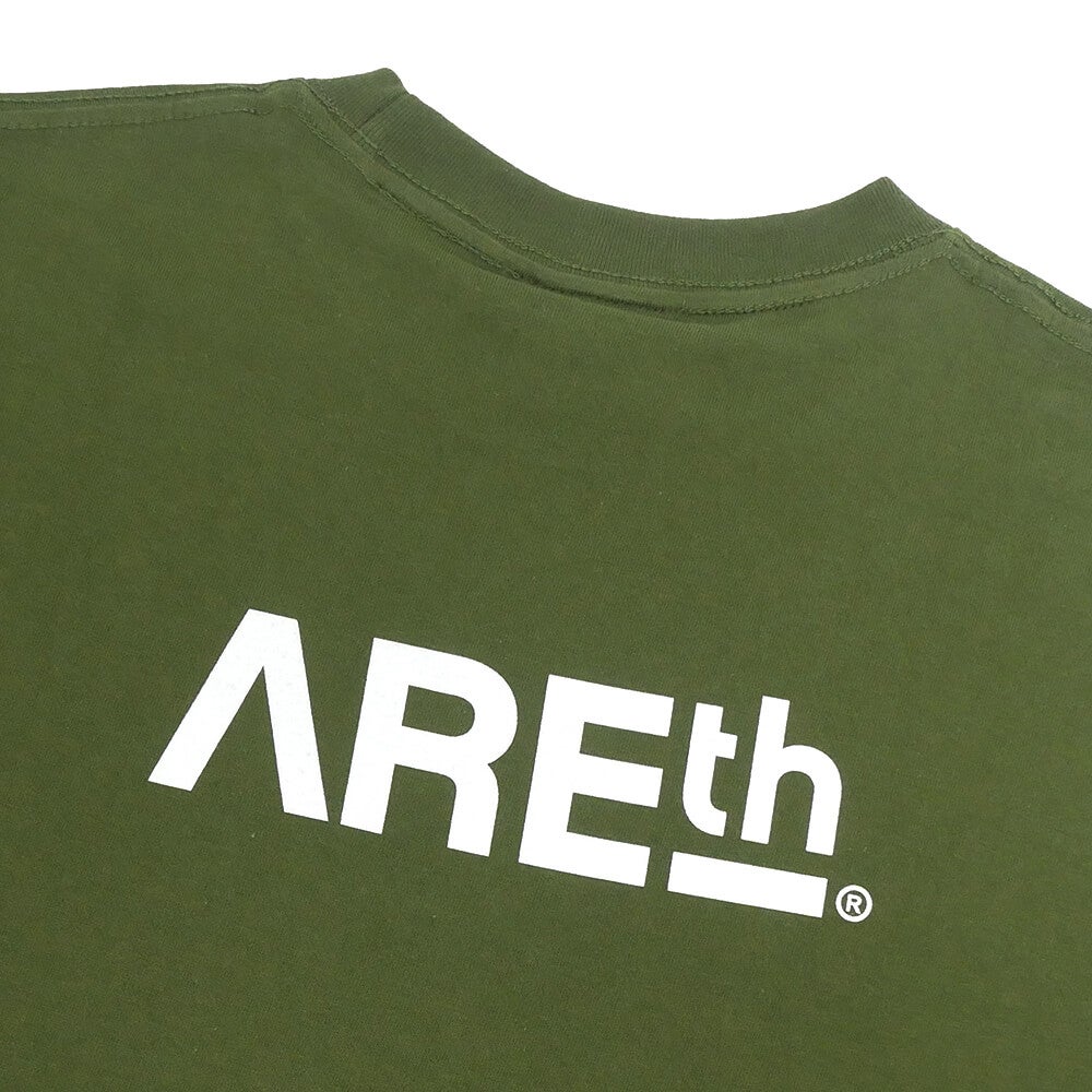 ARETH T-SHIRT アース Tシャツ LOGO FOREST GREEN スケートボード スケボー 3