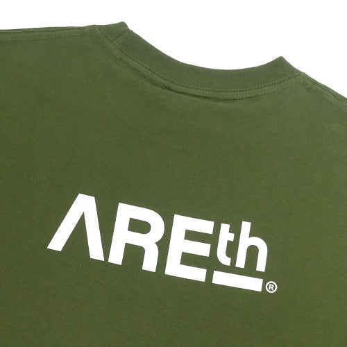ARETH T-SHIRT アース Tシャツ LOGO FOREST GREEN スケートボード スケボー 3