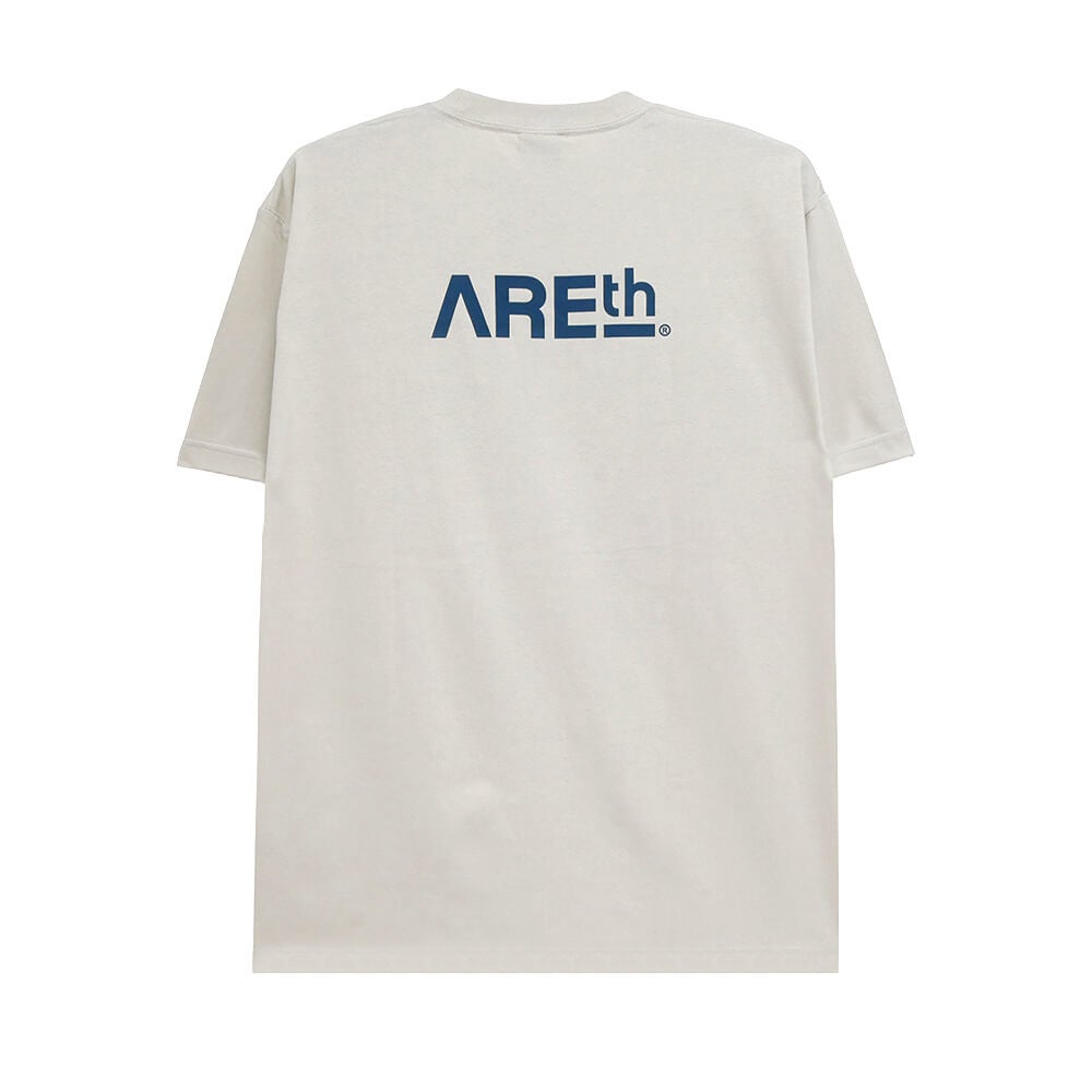 ARETH T-SHIRT アース Tシャツ LOGO GREIGE スケートボード スケボー 