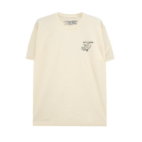 ANTIHERO T-SHIRT アンチヒーロー Tシャツ EXPRESSION HANDS CREAM スケートボード スケボー 