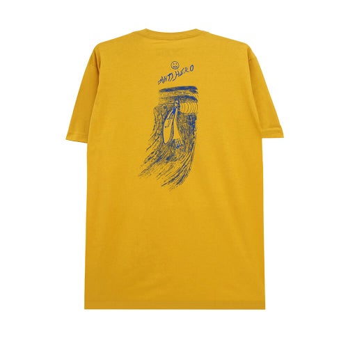 ANTIHERO T-SHIRT アンチヒーロー Tシャツ EXPRESSION SUN MUSTARD スケートボード スケボー 