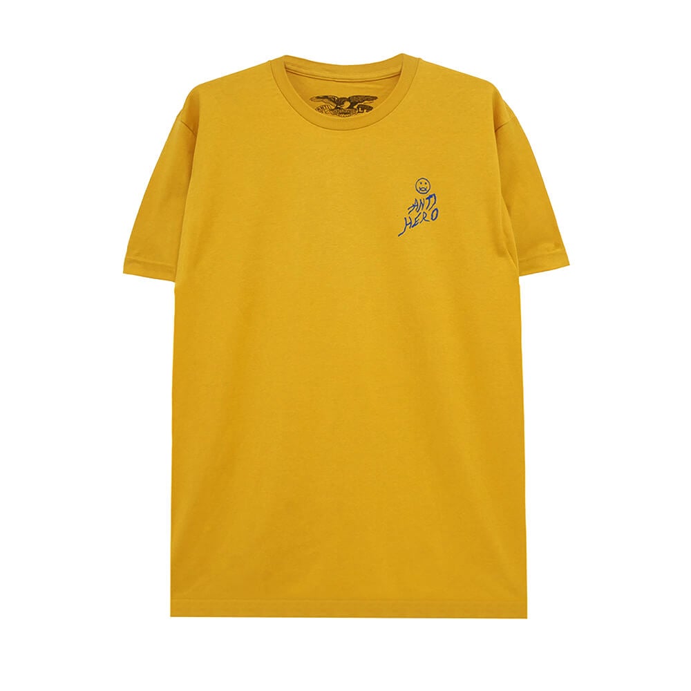 ANTIHERO T-SHIRT アンチヒーロー Tシャツ EXPRESSION SUN MUSTARD スケートボード スケボー 1