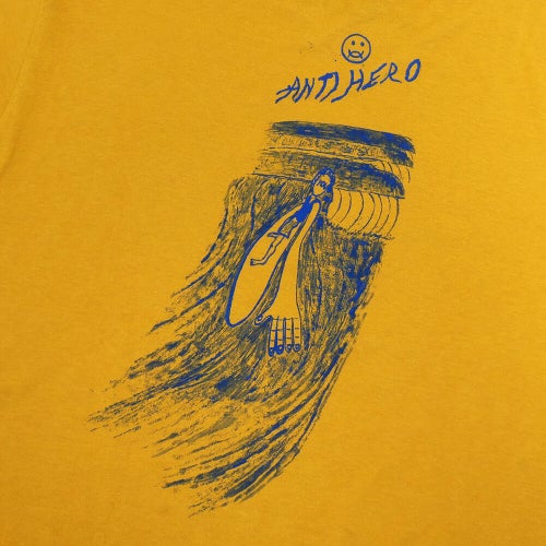 ANTIHERO T-SHIRT アンチヒーロー Tシャツ EXPRESSION SUN MUSTARD スケートボード スケボー 3