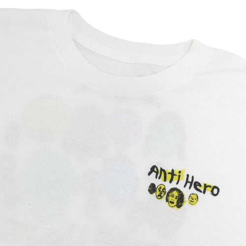 ANTIHERO T-SHIRT アンチヒーロー Tシャツ EXPRESSION BONGO WHITE スケートボード スケボー 2