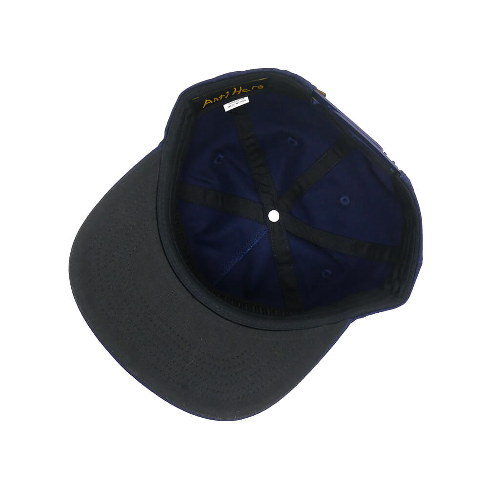 ANTIHERO CAP アンチヒーロー キャップ EXPRESSION SNAPBACK NAVY スケートボード スケボー 3