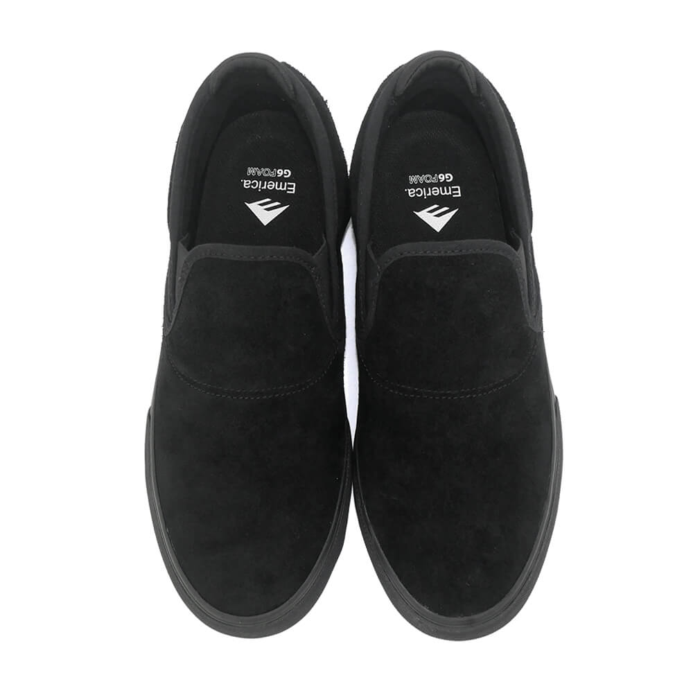 EMERICA SHOES エメリカ シューズ スニーカー WINO G6 SLIP ON BLACK/BLACK スケートボード スケボー2