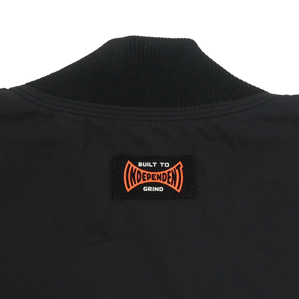  INDEPENDENT JACKET インディペンデント ジャケット BTG WORK REVERSIBLE VEST BLACK/ORANGE スケートボード スケボー 4