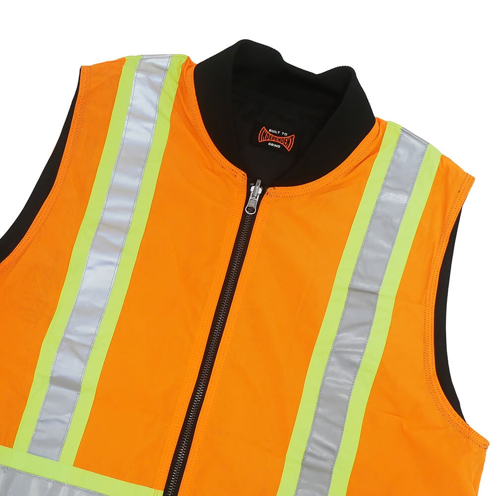  INDEPENDENT JACKET インディペンデント ジャケット BTG WORK REVERSIBLE VEST BLACK/ORANGE スケートボード スケボー 7