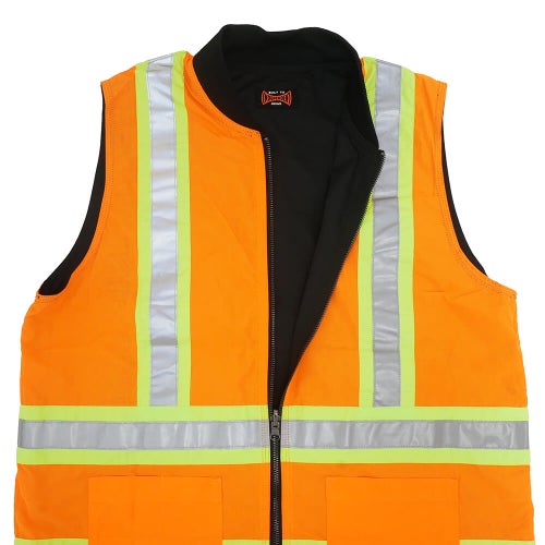  INDEPENDENT JACKET インディペンデント ジャケット BTG WORK REVERSIBLE VEST BLACK/ORANGE スケートボード スケボー 8