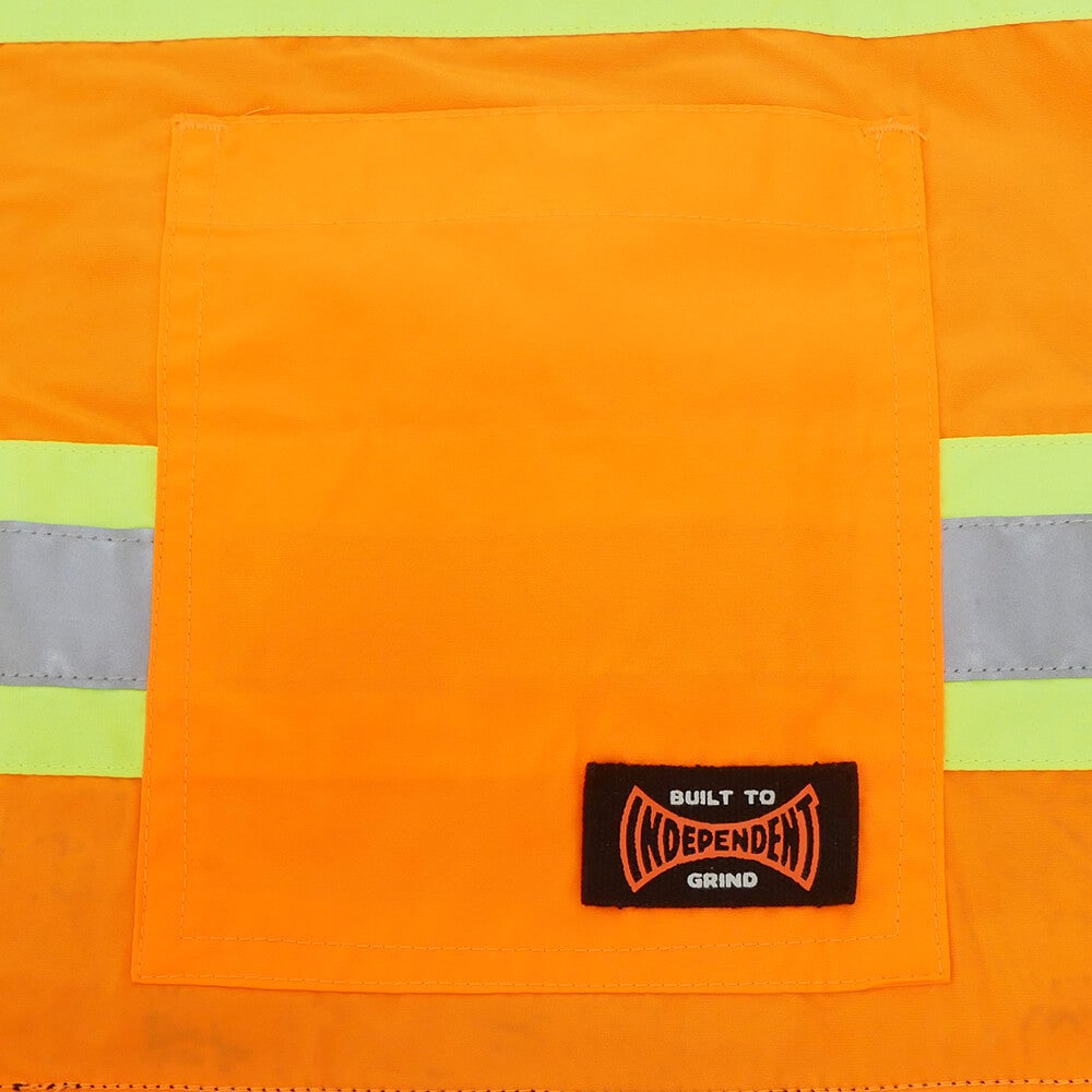  INDEPENDENT JACKET インディペンデント ジャケット BTG WORK REVERSIBLE VEST BLACK/ORANGE スケートボード スケボー 10