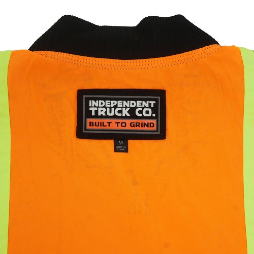  INDEPENDENT JACKET インディペンデント ジャケット BTG WORK REVERSIBLE VEST BLACK/ORANGE スケートボード スケボー 11