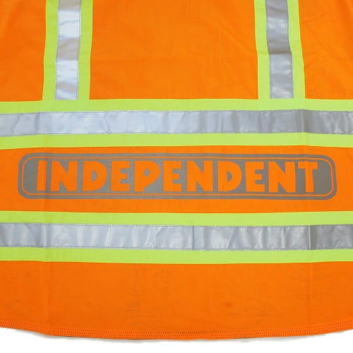  INDEPENDENT JACKET インディペンデント ジャケット BTG WORK REVERSIBLE VEST BLACK/ORANGE スケートボード スケボー 12