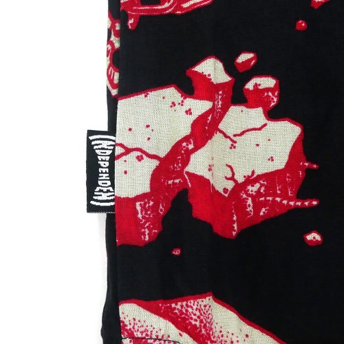  INDEPENDENT SHORT SLEEVE SHIRTS インディペンデント 半袖シャツ UNDER THE BRIDGE TAR/RED スケートボード スケボー 4