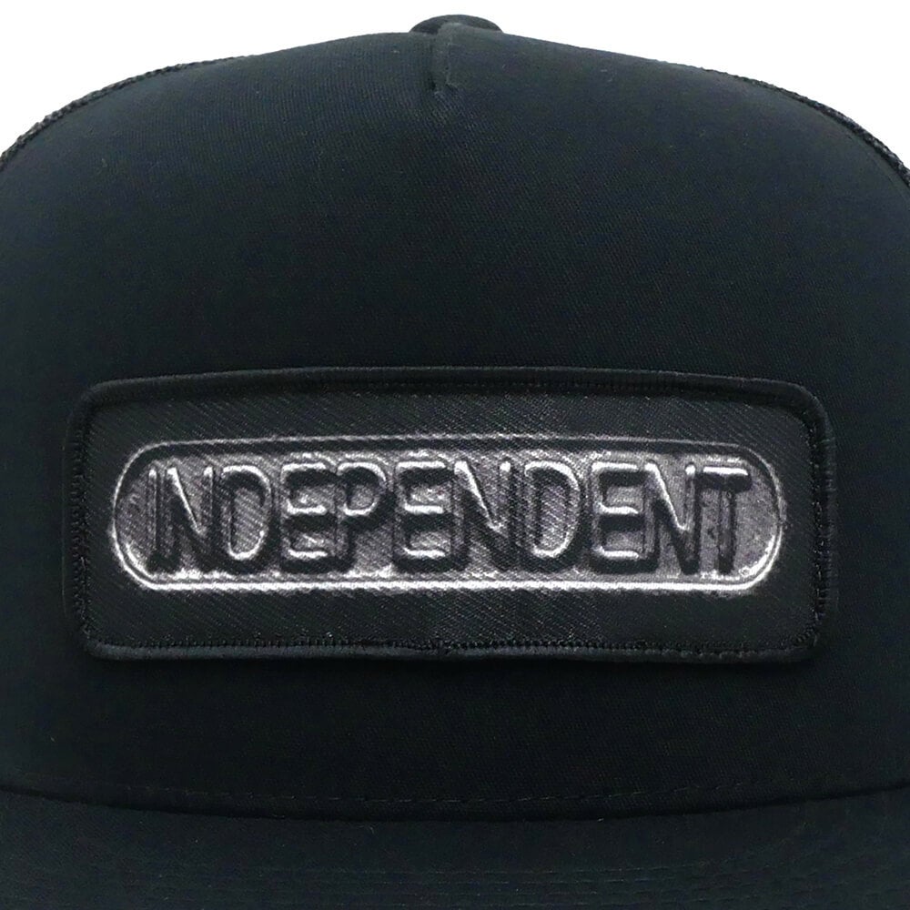 INDEPENDENT MESHCAP インディペンデント メッシュキャップ SAND CAST SNAPBACK MESH BLACK スケートボード スケボー 4