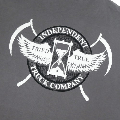  INDEPENDENT T-SHIRT インディペンデント Tシャツ TRIED & TRUE CHARCOAL スケートボード スケボー 3