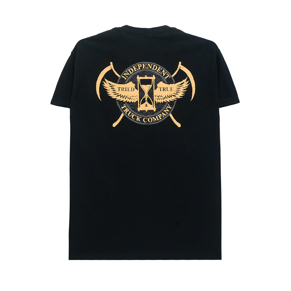 INDEPENDENT T-SHIRT インディペンデント Tシャツ TRIED & TRUE BLACK スケートボード スケボー 