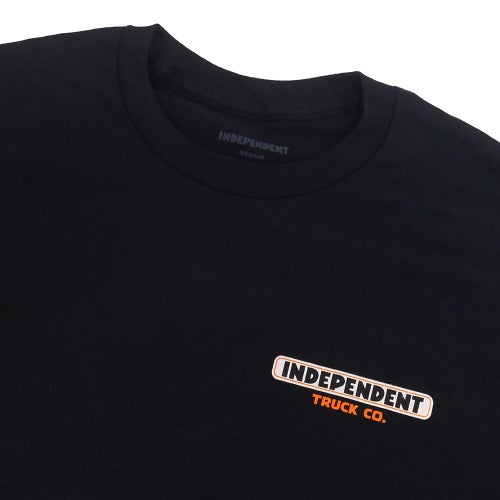  INDEPENDENT T-SHIRT インディペンデント Tシャツ BUILT TO GRIND HARD HEAD BLACK スケートボード スケボー 2