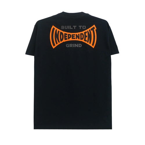  INDEPENDENT T-SHIRT インディペンデント Tシャツ BUILT TO GRIND SPAN BLACK スケートボード スケボー 