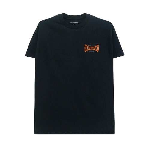  INDEPENDENT T-SHIRT インディペンデント Tシャツ BUILT TO GRIND SPAN BLACK スケートボード スケボー 1