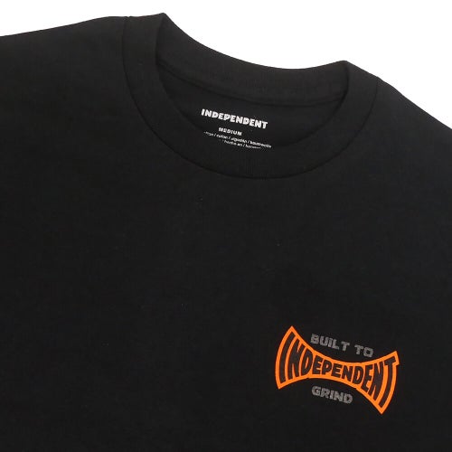  INDEPENDENT T-SHIRT インディペンデント Tシャツ BUILT TO GRIND SPAN BLACK スケートボード スケボー 2