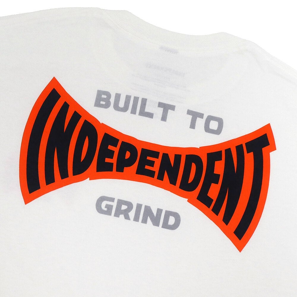  INDEPENDENT T-SHIRT インディペンデント Tシャツ BUILT TO GRIND SPAN WHITE スケートボード スケボー 3