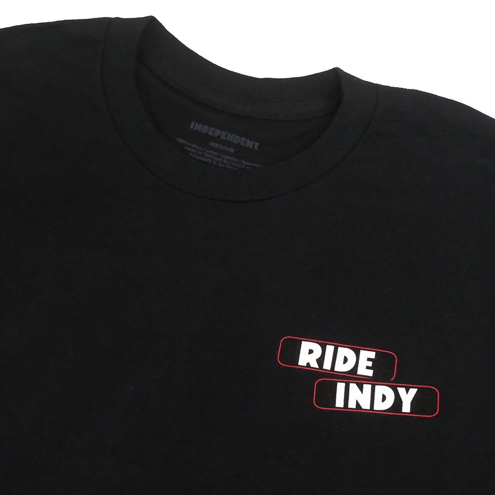  INDEPENDENT T-SHIRT インディペンデント Tシャツ STICKER SLAP BLACK スケートボード スケボー 2
