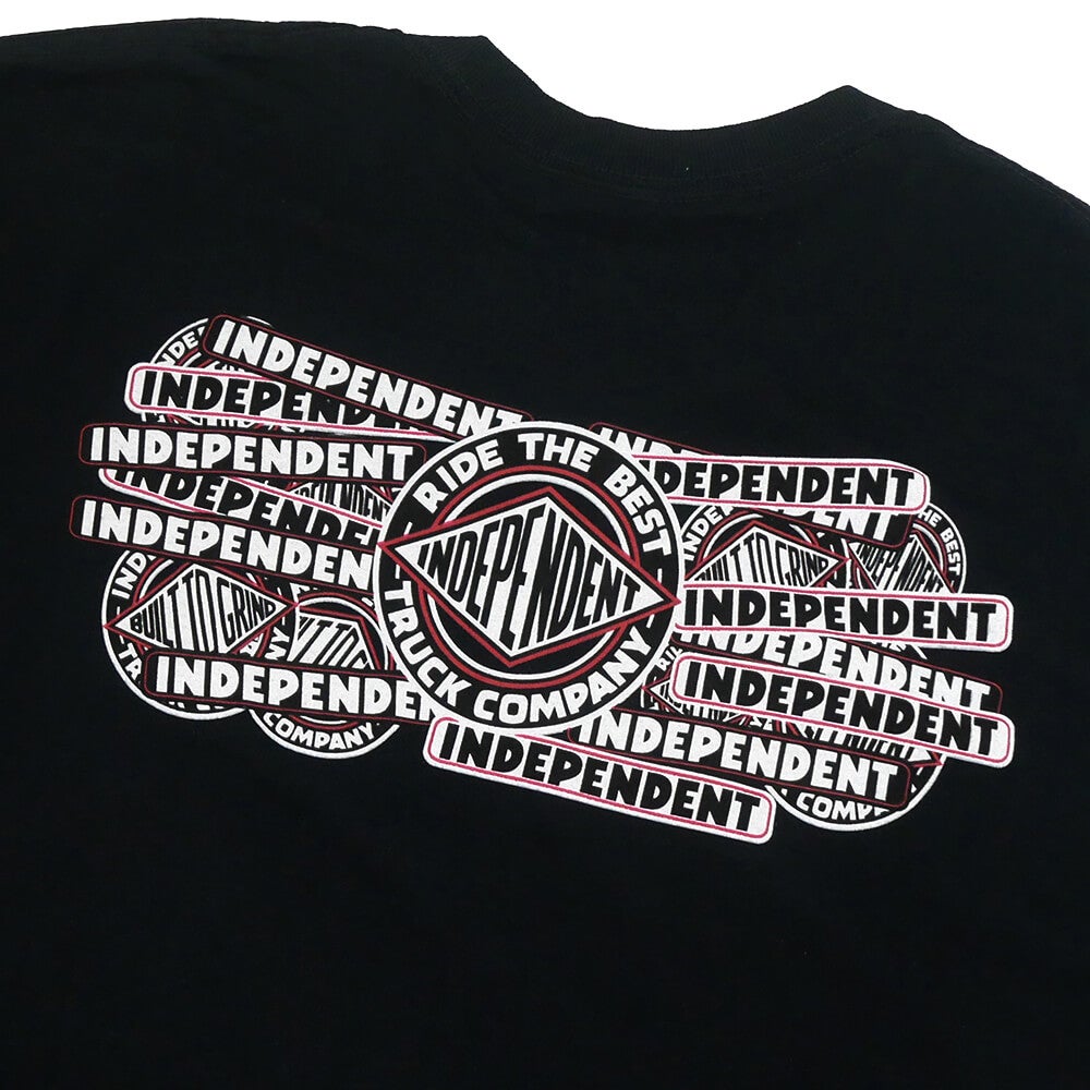  INDEPENDENT T-SHIRT インディペンデント Tシャツ STICKER SLAP BLACK スケートボード スケボー 3