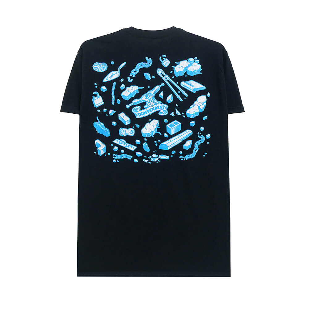  INDEPENDENT T-SHIRT インディペンデント Tシャツ UNDER THE BRIDGE BLACK スケートボード スケボー 