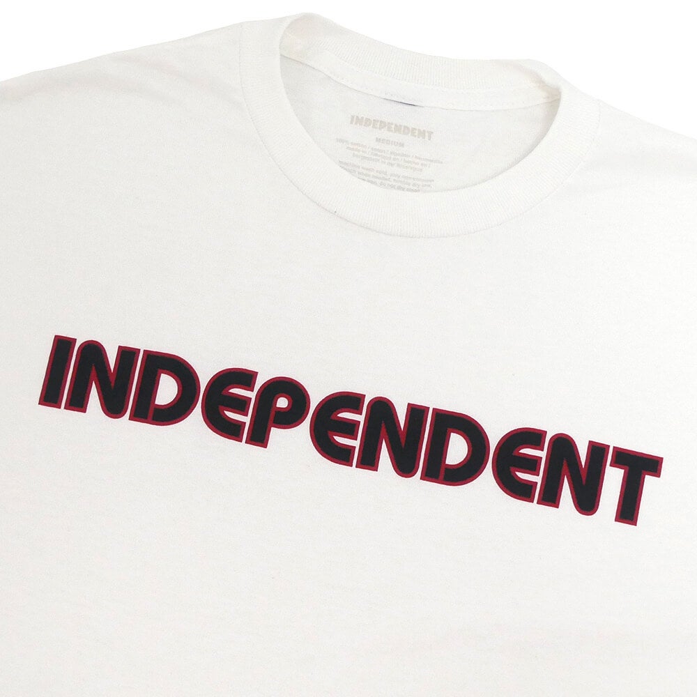 INDEPENDENT T-SHIRT インディペンデント Tシャツ GROUNDWORK WHITE スケートボード スケボー 1