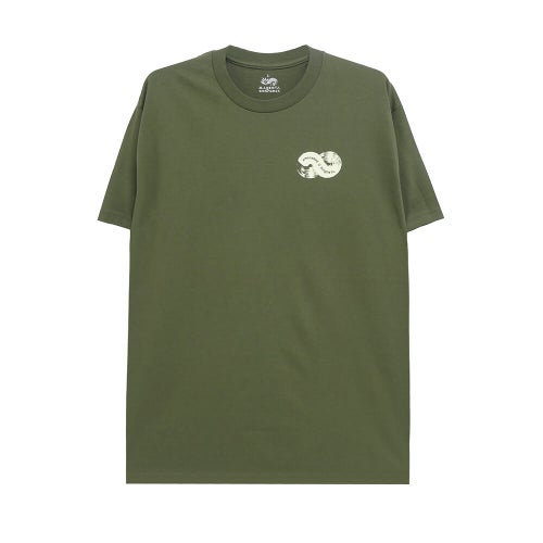 LOOP HOLE T-SHIRT ループホール Tシャツ MAGENTA BRUSH ARMY スケートボード スケボー 1