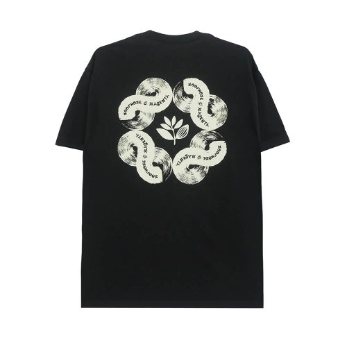 LOOP HOLE T-SHIRT ループホール Tシャツ MAGENTA BRUSH BLACK スケートボード スケボー 
