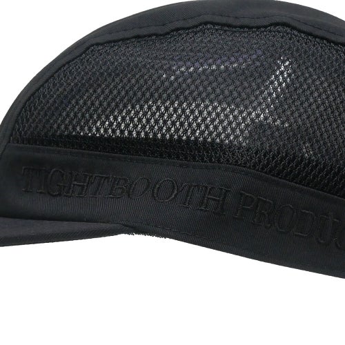 TIGHTBOOTH（TBPR）CAP タイトブース キャップ SIDE LOGO MESH CAMP BLACK スケートボード スケボー 5