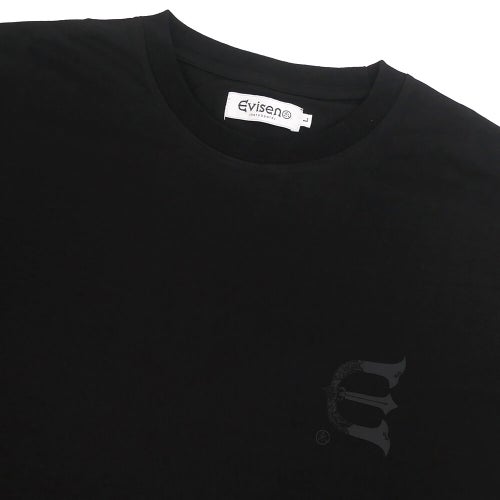 EVISEN T-SHIRT エビセン Tシャツ EVI TARO BLACK スケートボード スケボー 2