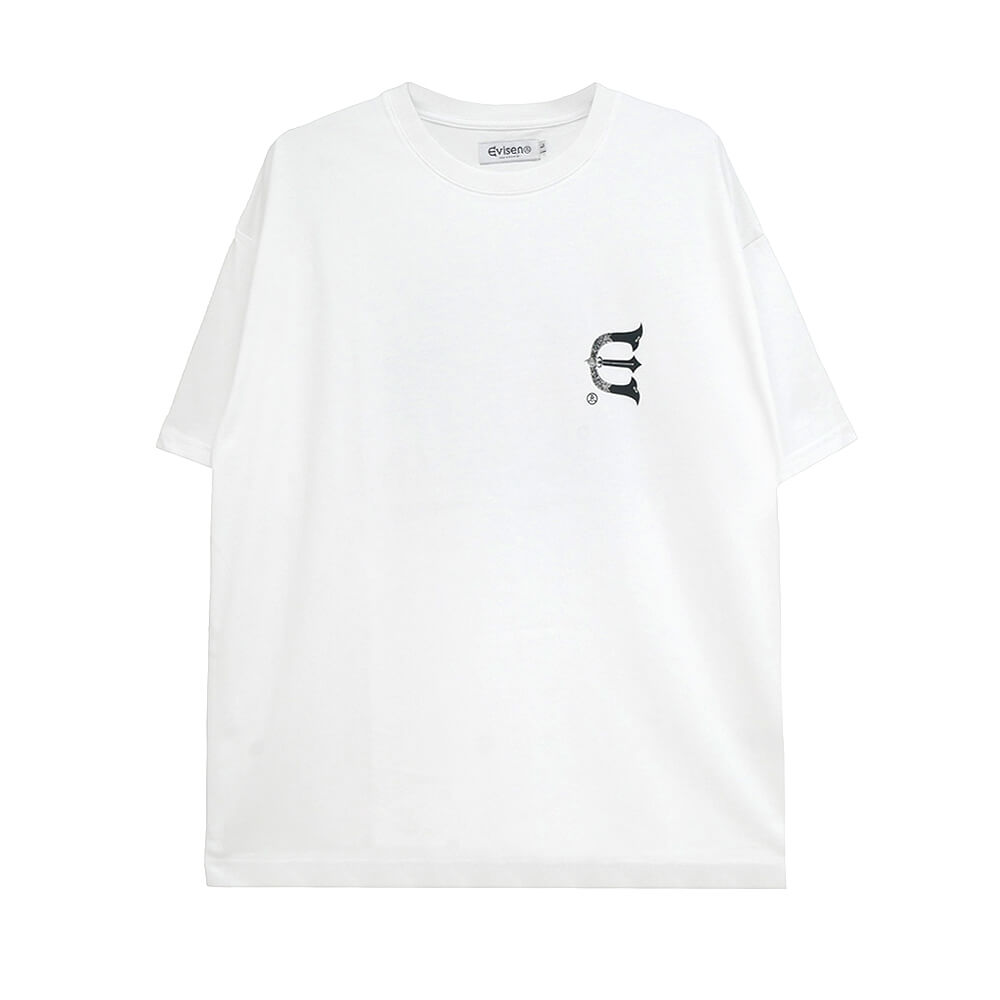 EVISEN T-SHIRT エビセン Tシャツ EVI TARO WHITE スケートボード スケボー 1