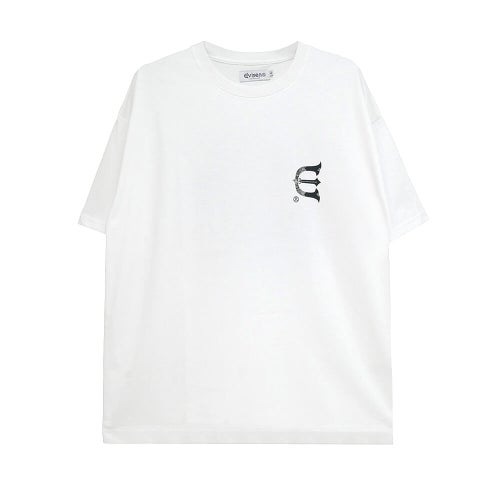 EVISEN T-SHIRT エビセン Tシャツ EVI TARO WHITE スケートボード スケボー 1